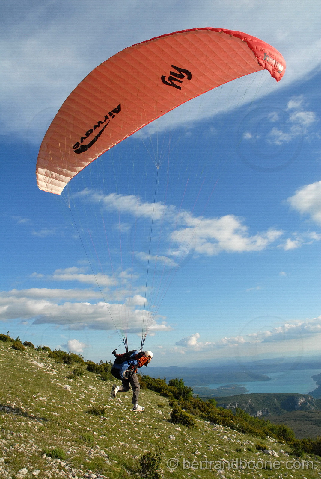 parapente dans le verdon