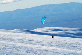 snowkite en sierra nevada (espagne) - f.ingrosso