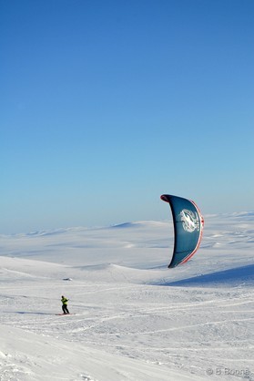 Bjorn Kaupang-Snowkite-Haugastol-Norway