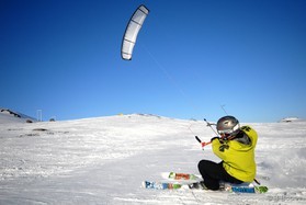 Fabio Ingrosso-Snowkite-Haugastol-Norway