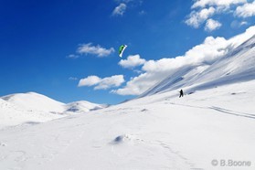 Trip Snowkite - Kitesurf en Crête (GR).Johann Civel .Psiloritis mountain