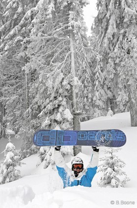 Johann Civel - Snowkite en Bosnie - Jahorina