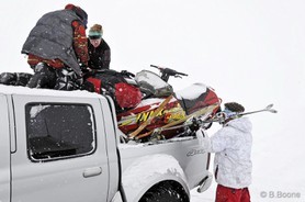 Jérome Josserand et Guillaume Chastagnol - snowkite en Islande