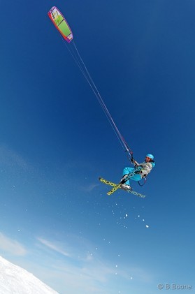 Fabio Ingrosso - snowkite en Macedonia - Popova Shapka