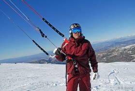 snowkite en sierra nevada (espagne) - f.ingrosso