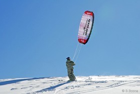 snowkite en sierra nevada (espagne) - j.josserand