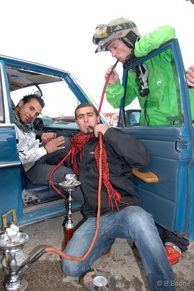 Johann Civel - snowkite au Liban