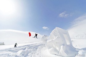 Guillaume Chastagnol et Jérome Josserand - Snowkite a Ercyes en Turquie