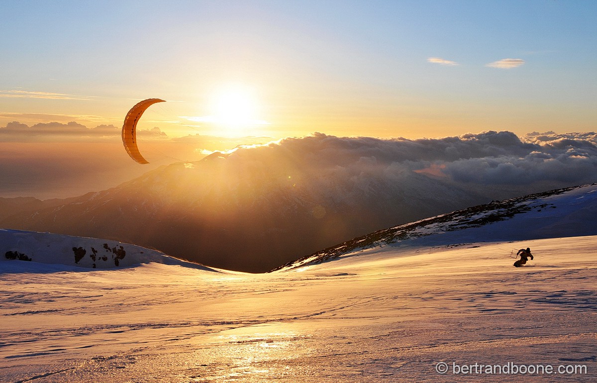 Snowkite trip en Crète