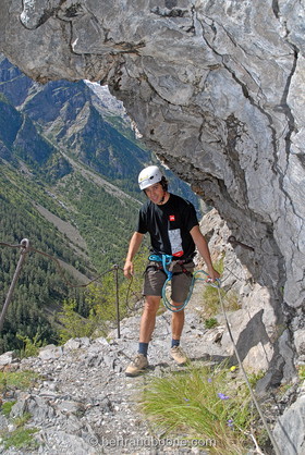via ferrata - mines du grand clôt - la grave - haute romanche