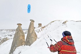 Guillaume Chastagnol - Snowkite a Ercyes en Turquie