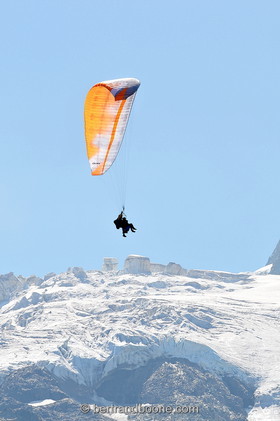 François Pinatel - parapente à La Grave- La Meije (05)