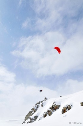 Guillaume Chastagnol - Snowkite a Ercyes en Turquie