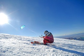 snowkite en sierra nevada (espagne) - f.ingrosso
