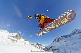 Marek Zach - Snowkite Masters 2012 - col du Lautaret (05) France