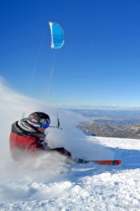 snowkite en sierra nevada (espagne) - f.ingrosso