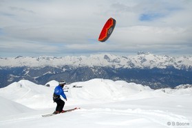snowkite en Slovénie -Vogel - johann Civel