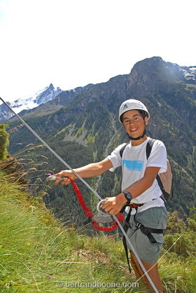 via ferrata - mines du grand clôt - la grave - haute romanche