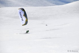 Johann Civel - snowkite au Liban