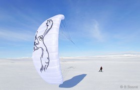 Guillaume Chastagnol - snowkite en Islande