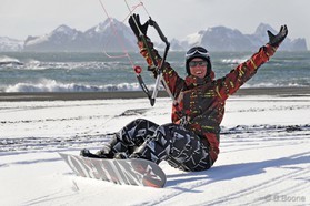 Guillaume Chastagnol - snowkite en Islande