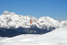 snowkite en Slovénie -Vogel - johann Civel