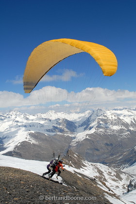 parapente a La Grave La Meije (05) France