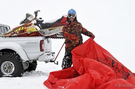 Guillaume Chastagnol - snowkite en Islande