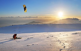 Snowkite trip en Crète