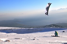 Snowkite trip en Crète