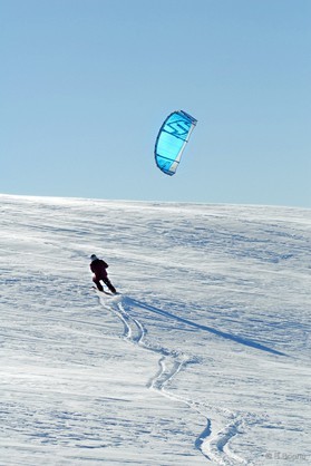 snowkite en sierra nevada (espagne) - f.ingrosso