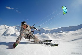 snowkite en Slovénie -Vogel - fabio Ingrosso (ch)