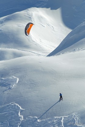 snowkite en Slovénie -Vogel - johann Civel