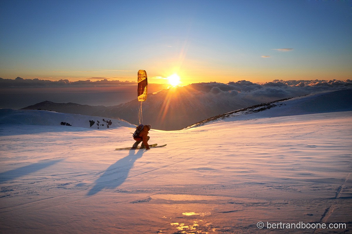 Snowkite trip en Crète