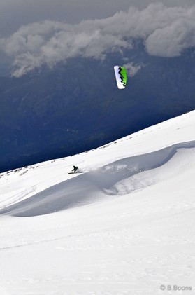 Trip Snowkite - Kitesurf en Crête (GR).Johann Civel .Psiloritis mountain
