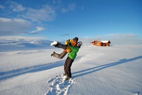 Matt Blanchard-P.Joubert-snowkite en Norvege 2006