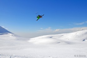 Johann Civel - snowkite au Liban
