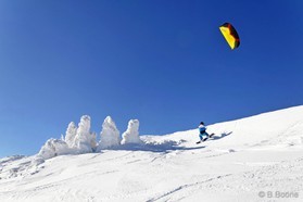 Johann Civel - Snowkite en Bosnie - Jahorina
