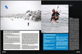 kiteboarder 93    Trip Crète   Riders: Didier Botta,Benoit Miquel,Cedric Joubert, Costis Charalampakis.