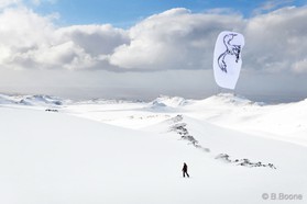 Guillaume Chastagnol - snowkite en Islande