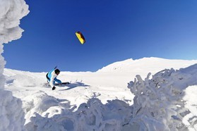 Johann Civel - Snowkite en Bosnie - Jahorina