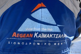 snowkite en Grece - kaimaktsalan