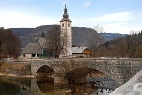 snowkite en Slovénie -Vogel