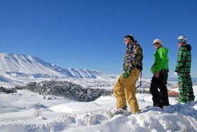 Johann Civel - Romain Luppi - Fabio Ingrosso - snowkite au Liban