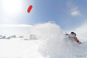 Guillaume Chastagnol - Snowkite a Ercyes en Turquie
