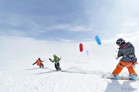 Guillaume Chastagnol et Jérome Josserand - Snowkite a Ercyes en Turquie