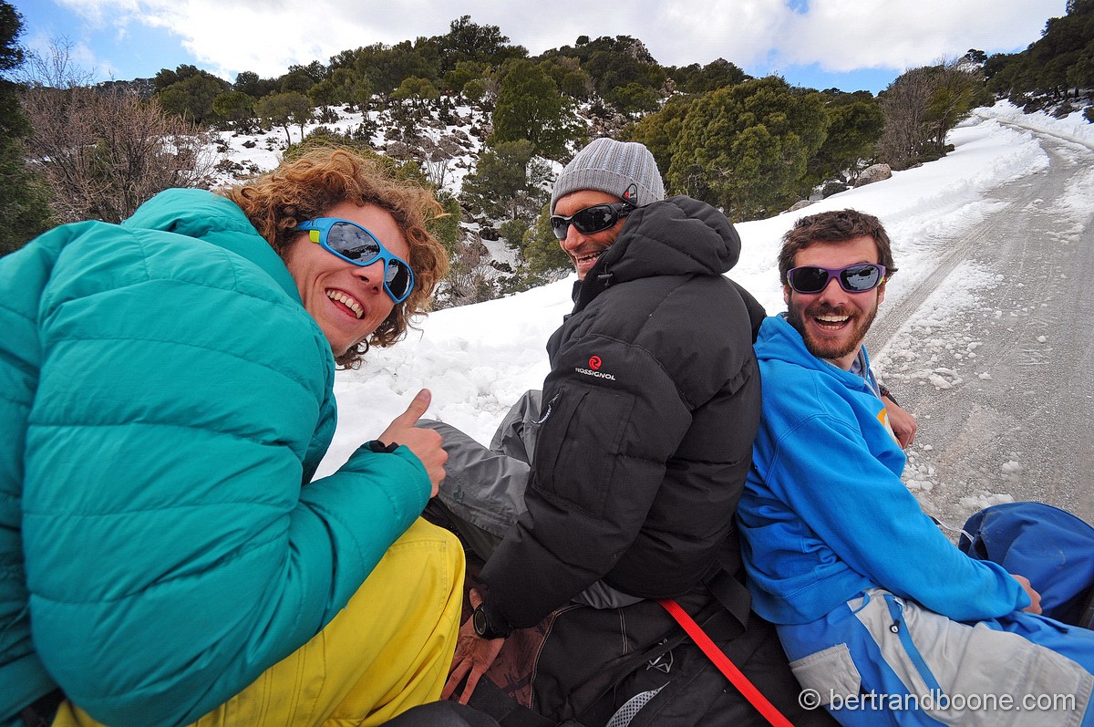 Snowkite trip en Crète