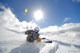 Fabio Ingrosso - snowkite au Liban