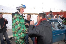 Romain Luppi - snowkite au Liban