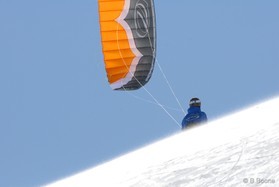 snowkite en Slovénie -Vogel - johann Civel